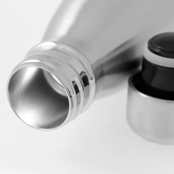 Anfora Stahl botella térmica de acero inoxidable doble pared 500 ml con acabado mate y tapón de sellado al vacío
