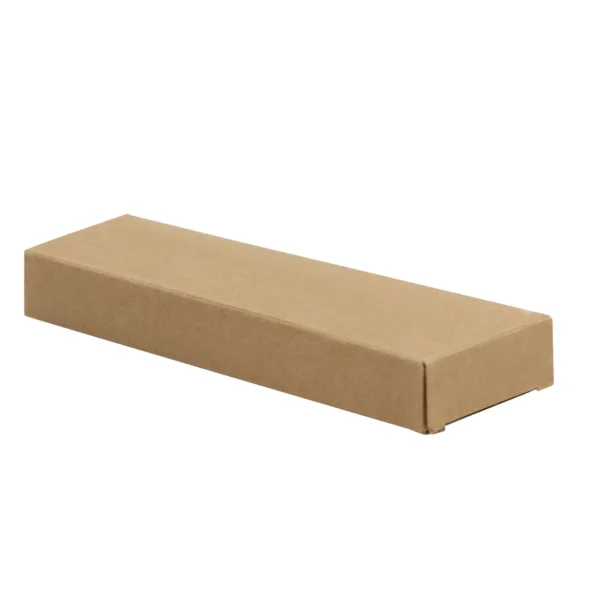 Set de cubiertos MEALTIME con estuche de lona crudo y caja Kraft, cinco piezas de acero inoxidable con mango de madera