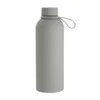 Botella térmica RUBBY de acero inoxidable doble pared 480 ml con asa de silicona y caja kraft