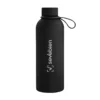 Botella térmica RUBBY de acero inoxidable doble pared 480 ml con asa de silicona y caja kraft