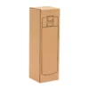 Botella térmica ALLY de acero inoxidable doble pared 450 ml con tapa PP y acabado mate, presentada en caja kraft