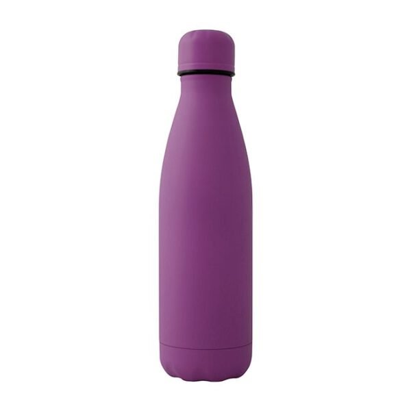 Anfora Stahl botella térmica de acero inoxidable doble pared 500 ml con acabado mate y tapón de sellado al vacío