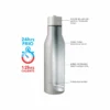 Link botella térmica de acero inoxidable doble pared 500 ml con logotipo empresarial grabado