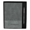 Set ejecutivo SENSE con bolígrafo de aluminio y libreta de poliuretano en caja de regalo negro mate