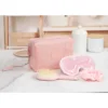 Juego de belleza Khobi con cosmetiquera, cepillo, máscara de ojos con gel y liga para cabello, set completo de cuidado personal