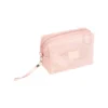 Juego de belleza Khobi con cosmetiquera, cepillo, máscara de ojos con gel y liga para cabello, set completo de cuidado personal