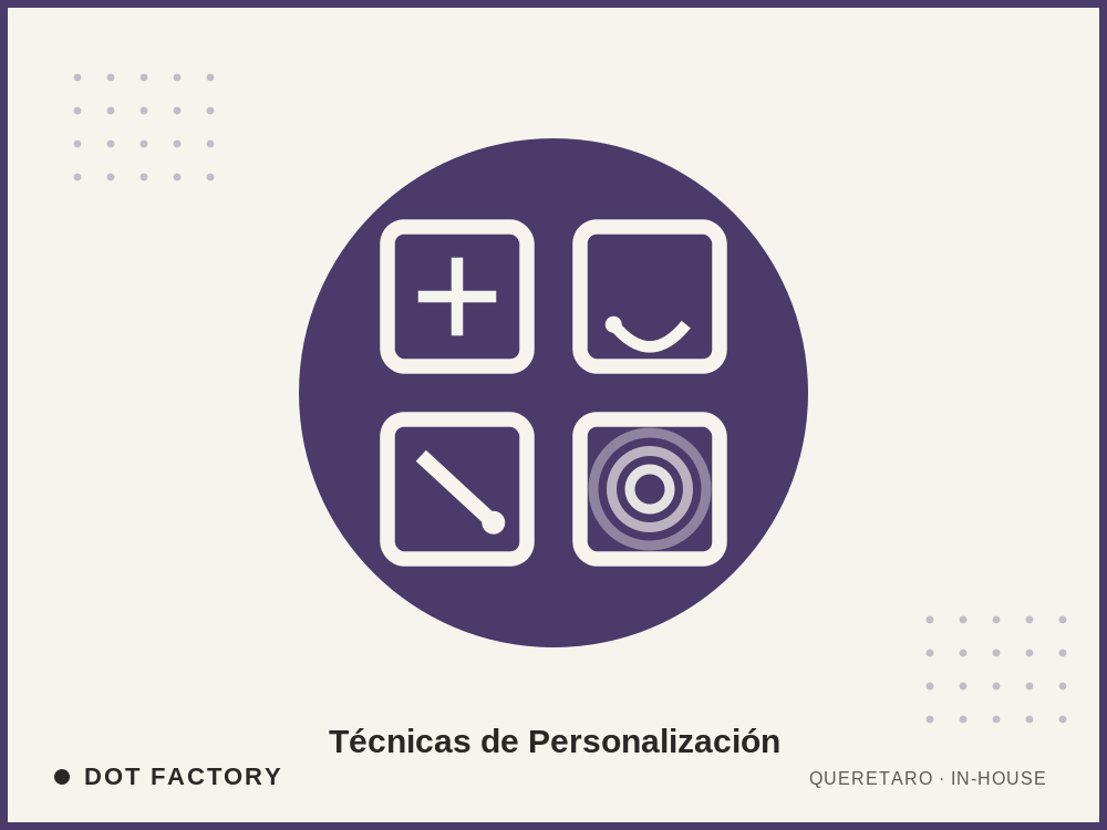 Técnicas de personalización: serigrafía, bordado, grabado láser y sublimación