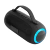 Bocina bluetooth TURBO con malla metálica, iluminación LED multicolor y caja de regalo Kraft para empresas