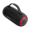 Bocina bluetooth TURBO con malla metálica, iluminación LED multicolor y caja de regalo Kraft para empresas