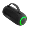 Bocina bluetooth TURBO con malla metálica, iluminación LED multicolor y caja de regalo Kraft para empresas