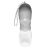 Botella Bebedero PUG de plástico ABS con recipiente bebedero integrado y correa de poliéster, capacidad 350 ml
