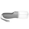 Botella Bebedero PUG de plástico ABS con recipiente bebedero integrado y correa de poliéster, capacidad 350 ml