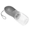 Botella Bebedero PUG de plástico ABS con recipiente bebedero integrado y correa de poliéster, capacidad 350 ml