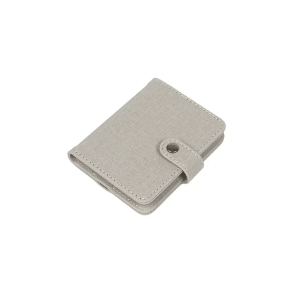Cargador inalámbrico Batumi de curpiel con superficie de marcaje para logotipo empresarial, 11x8.6 cm