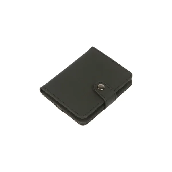 Cargador inalámbrico Batumi de curpiel con superficie de marcaje para logotipo empresarial, 11x8.6 cm