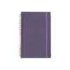 Libreta Salavan con cubierta de poliuretano y hojas interiores en diseño de puntos, vista frontal cerrada