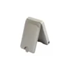 Power Bank Poti cargador inalámbrico plegable con acabado tipo curpiel y tarjetero integrado