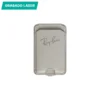 Power Bank Poti cargador inalámbrico plegable con acabado tipo curpiel y tarjetero integrado
