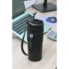 Termo Bokeo de acero inoxidable con funda de PU y tapa de PP, capacidad 730 ml, personalizado con logotipo de empresa