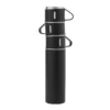 Termo TRITER set de termo y tres tazas de acero inoxidable con acabado mate y caja Kraft