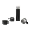 Termo TRITER set de termo y tres tazas de acero inoxidable con acabado mate y caja Kraft