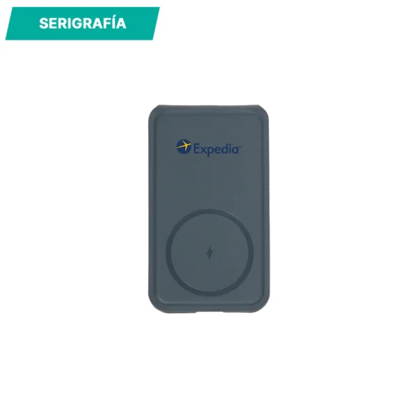 Cargador 3 en 1 Borjomi plegable en curpiel con superficie magnética para celular, base para audífonos y área de c — vista 07