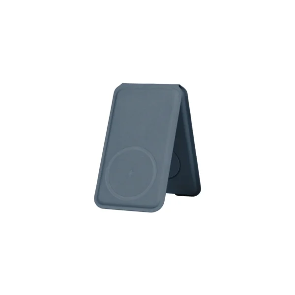 Cargador 3 en 1 Borjomi plegable en curpiel con superficie magnética para celular, base para audífonos y área de c — vista 08