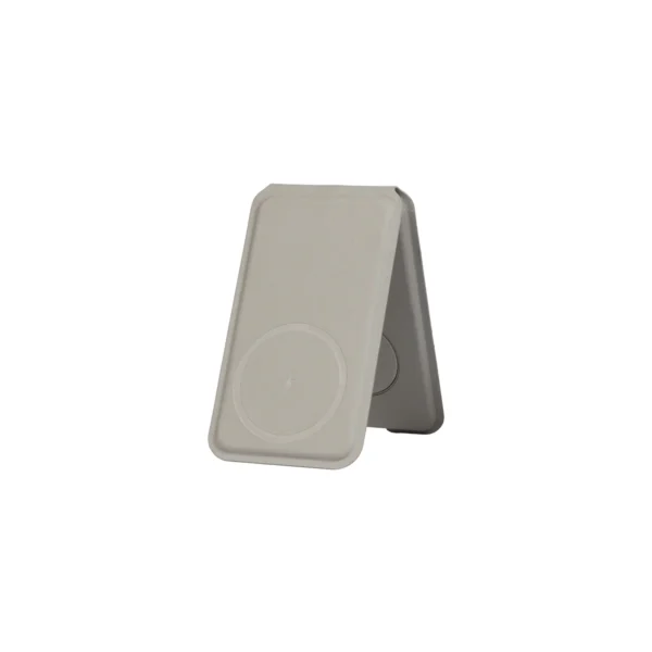 Cargador 3 en 1 Borjomi plegable en curpiel con superficie magnética para celular, base para audífonos y área de c — vista 09