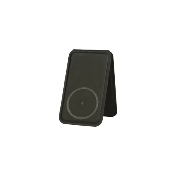 Cargador 3 en 1 Borjomi plegable en curpiel con superficie magnética para celular, base para audífonos y área de c — vista 10