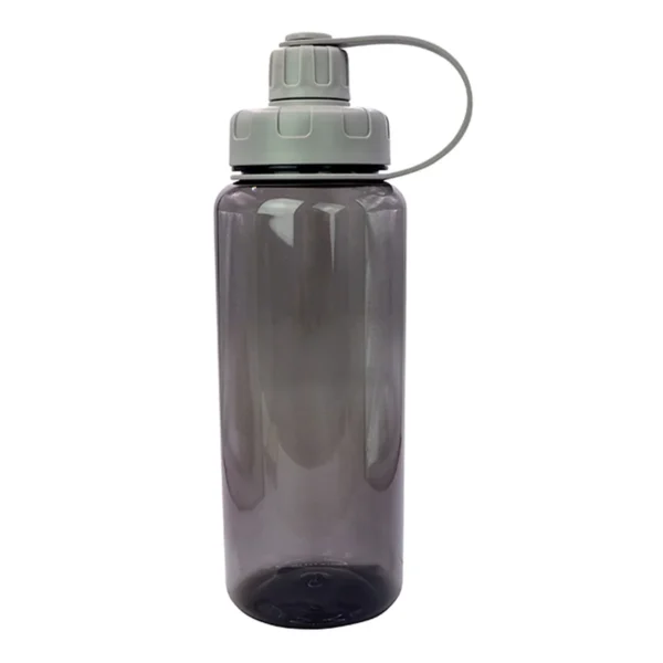 Cilindro para agua Tropical de PET con capacidad de 1 litro, tapa de rosca y correa, listo para personalizar con l — vista 10