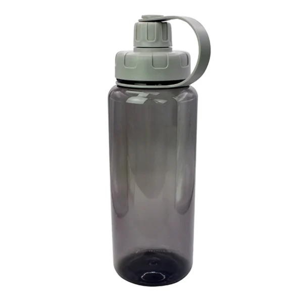 Cilindro para agua Tropical de PET con capacidad de 1 litro, tapa de rosca y correa, listo para personalizar con l — vista 14