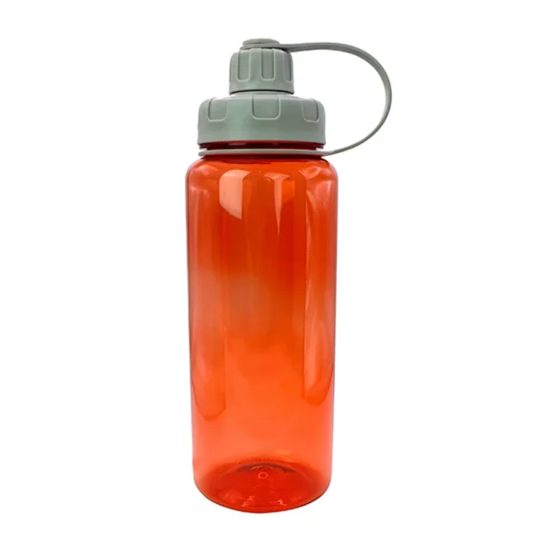 Cilindro para agua Tropical de PET con capacidad de 1 litro, tapa de rosca y correa, listo para personalizar con l — vista 15
