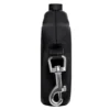 Correa retráctil DOBERMAN con carcasa ABS mate, cinta de nylon extensible 3 metros y mosquetón metálico giratorio 360° color negro, imagen 5