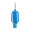 Gel Sanitizante Alyra con gancho metálico tipo carabina en plástico, envase portátil recargable con tapa de cierre — vista 01