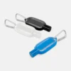 Gel Sanitizante Alyra con gancho metálico tipo carabina en plástico, envase portátil recargable con tapa de cierre — vista 10