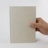 Libreta Bio Sustentable de pasta rígida de Lemongrass con 80 hojas de papel de paja de trigo, personalizada con lo — vista 12