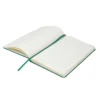Libreta MEDIUM con tapa de cartón recubierta en poliuretano, 80 hojas rayadas y banda elástica de cierre, vista frontal
