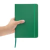 Libreta MEDIUM con tapa de cartón recubierta en poliuretano, 80 hojas rayadas y banda elástica de cierre, vista frontal