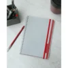 Libreta Tala con cubierta de polipropileno mate, espiral blanda, banda elástica y folder integrado, formato A5 — vista 02