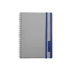 Libreta Tala con cubierta de polipropileno mate, espiral blanda, banda elástica y folder integrado, formato A5 — vista 07