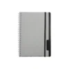 Libreta Tala con cubierta de polipropileno mate, espiral blanda, banda elástica y folder integrado, formato A5 — vista 09