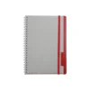 Libreta Tala con cubierta de polipropileno mate, espiral blanda, banda elástica y folder integrado, formato A5 — vista 10