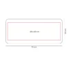 Mouse Pad de Escritorio Yir N de 70x30 cm con superficie de poliéster y base antiderrapante, personalizado con log — vista 06