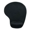 Mouse Pad Loen de 18x21 cm con cojín de gel para muñeca y base antiderrapante, superficie textil en color negro — vista 02