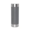 Mug térmico TROVE de 650 ml con doble pared, franja mate central y tapa transparente, presentado en caja Kraft color GRIS, imagen 6