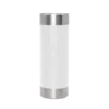 Mug térmico TROVE de 650 ml con doble pared, franja mate central y tapa transparente, presentado en caja Kraft color Blanco, imagen 2