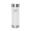 Mug térmico TROVE de 650 ml con doble pared, franja mate central y tapa transparente, presentado en caja Kraft color Blanco, imagen 3