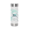 Mug térmico TROVE de 650 ml con doble pared, franja mate central y tapa transparente, presentado en caja Kraft color Blanco, imagen 4