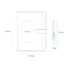 Set de Agenda Premium Bati con bolígrafo y caja de regalo personalizados con logotipo corporativo — vista 07