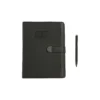 Set de Agenda Premium Bati con bolígrafo y caja de regalo personalizados con logotipo corporativo — vista 09